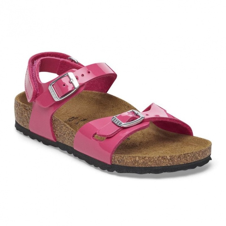 Детски сандали Birkenstock, еко кожа, розов