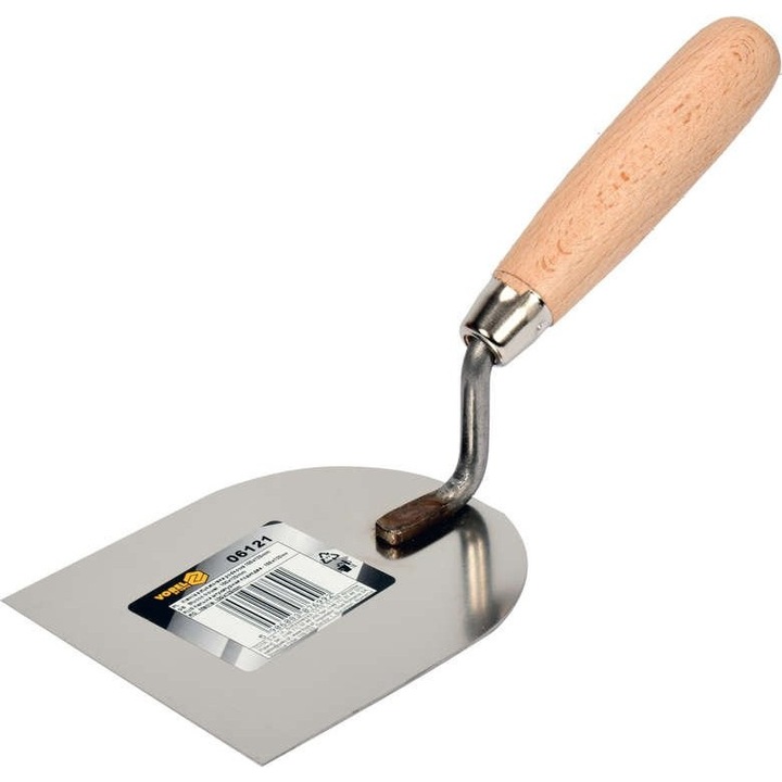 Vorel gipszkarton készlet, 100x120mm, rozsdamentes acél, fa nyél