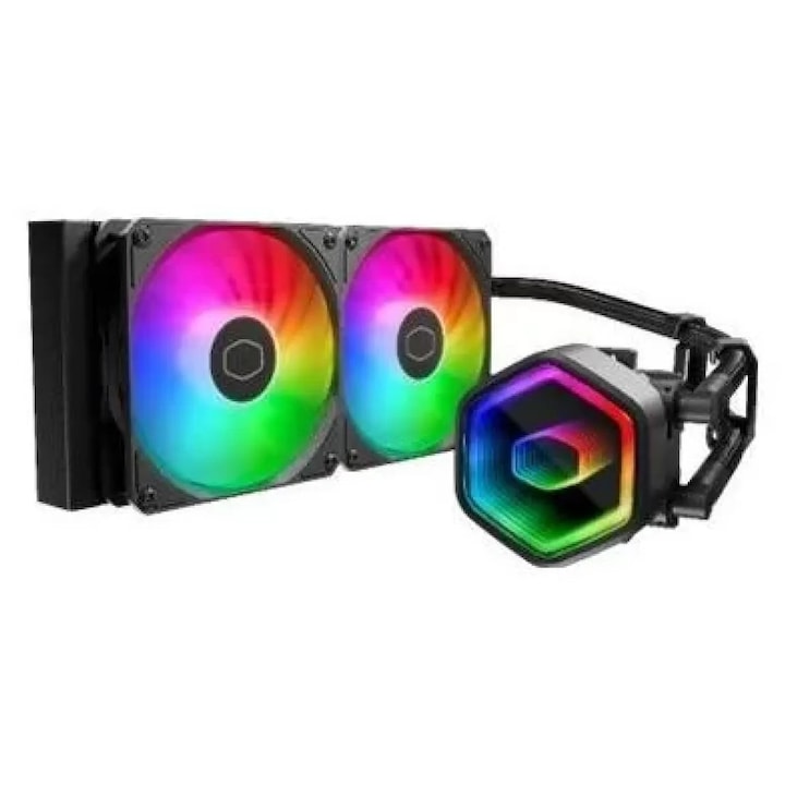 Cooler Procesor COOLERMASTER MasterLiquid 240 Core II ARGB Negru