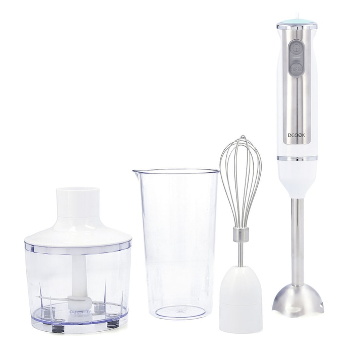 Mixer Mic Carehabi, Mini Aparat De Smoothie Cu 2 Sticle De 600 Ml, Portabil, Mixer Electric Cu Suport Pentru Smoothie-Uri, Shake-Uri, Sosuri