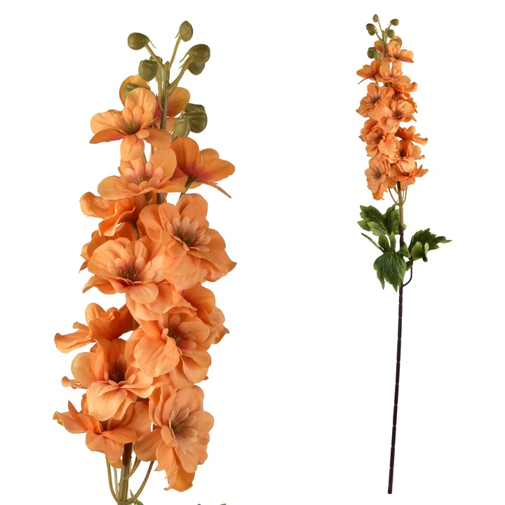 Floare artificiala VIRIDIS Ostrozka 85cm, alb, forma smukla, decorativa