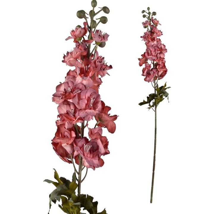 Művirág, műanyag, Mondex, Viridis szarkaláb, 80 cm, 1 darab