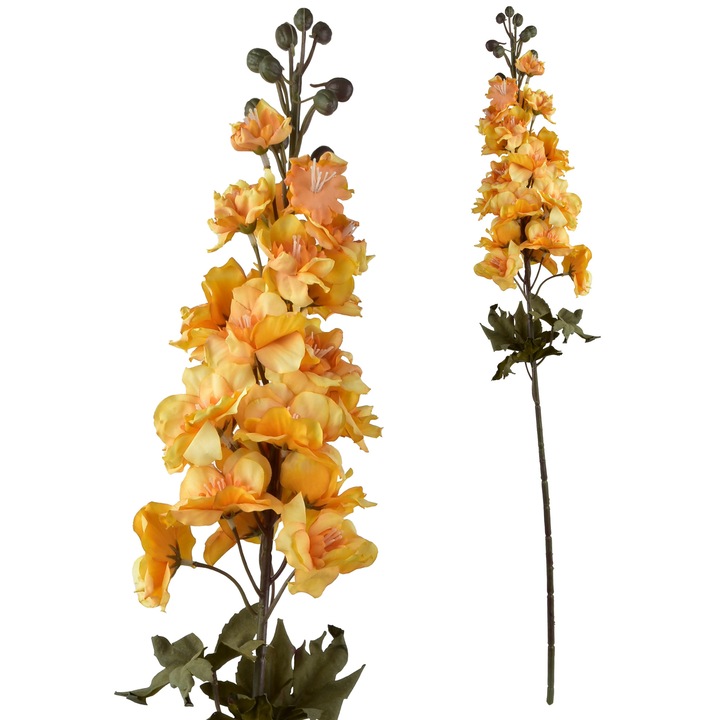 Művirág, szintetikus, Mondex, Viridis, szarkaláb, 80 cm, 1 darab