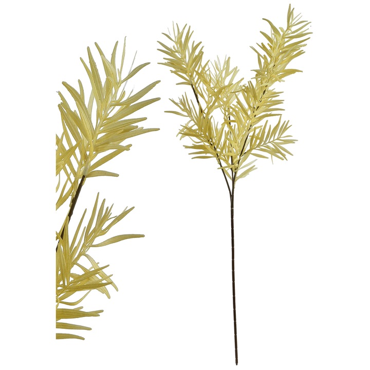 Művirág dekorág, műanyag, Viridis, aw25, 75 cm, szín nélküli, 1 darab