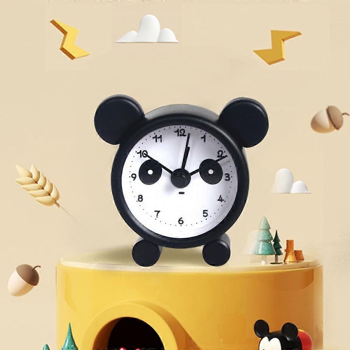 Ceas desteptator pentru dormitor Saytay, ceas desteptator cu desene animate, ceas de birou pentru decorarea casei studentesti