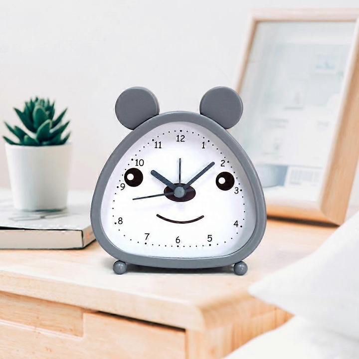 Ceas desteptator pentru dormitor Saytay, ceas desteptator cu desene animate, ceas de birou pentru decorarea casei studentesti