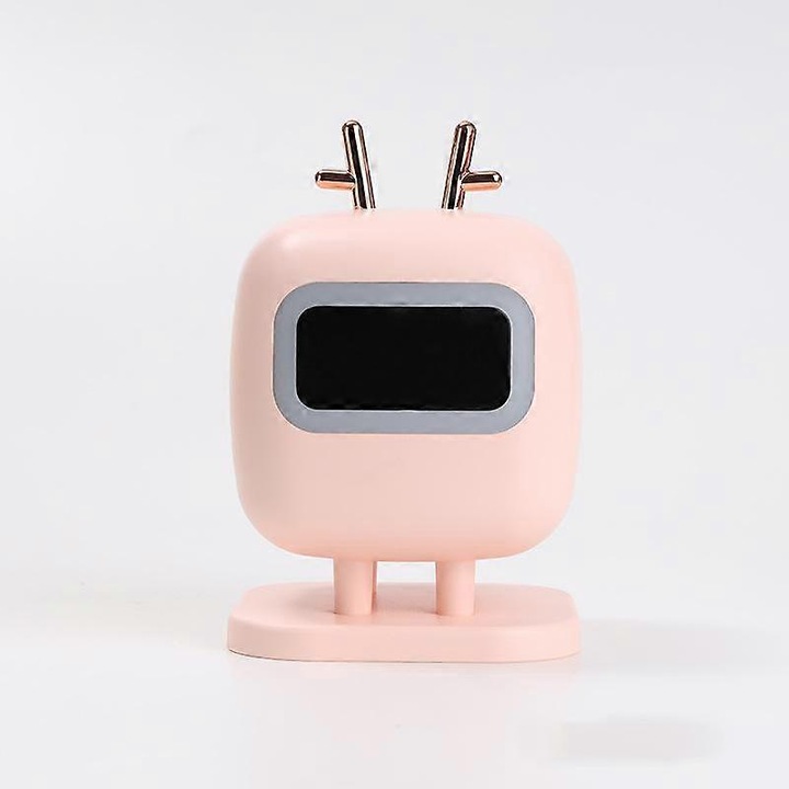 Gyerek ébresztőóra, digitális ébresztőóra gyerekeknek, fehér zajú ébresztőóra, USB ébresztőóra éjszakai fény gyerekeknek, lányok hálószobája