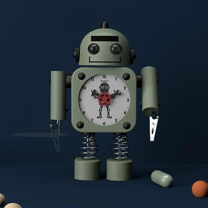 Saytay hálószobai ébresztőóra, robot ébresztőóra, asztali óra diákok otthoni dekorációjához