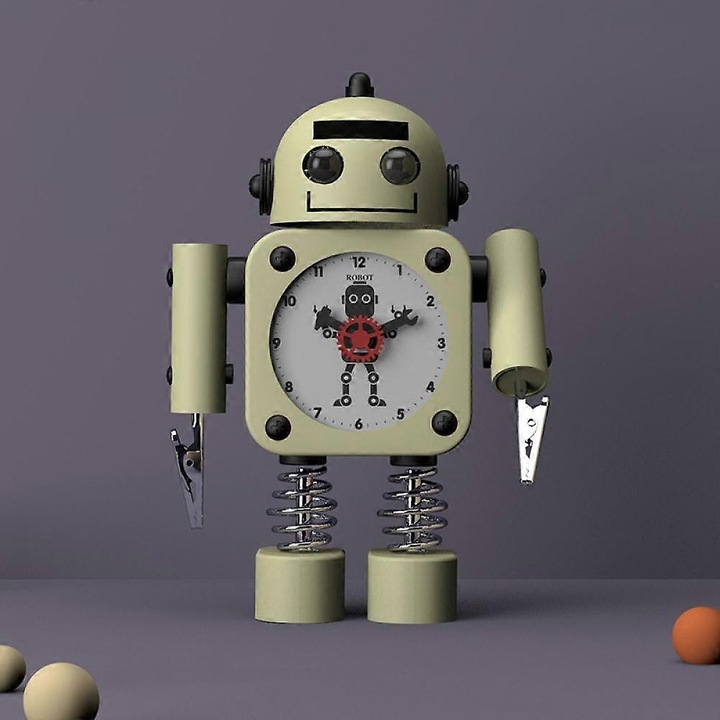 Saytay hálószobai ébresztőóra, robot ébresztőóra, asztali óra diákok otthoni dekorációjához