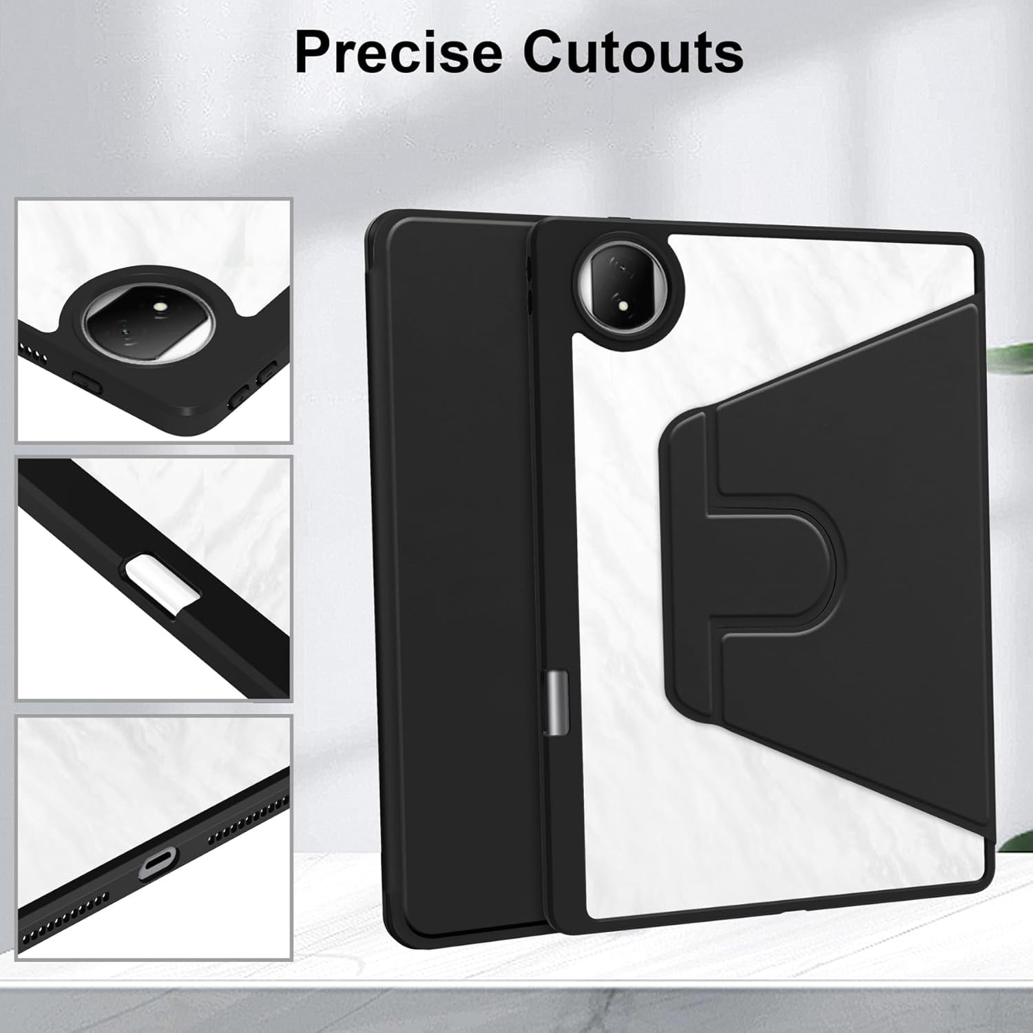 Husa de protectie tableta pentru Honor Magic Pad 2 12.3''/Honor Pad GT Pro 12.3'', Negru