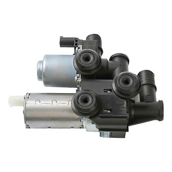 Autófűtés-vezérlő szelep, 64118369807, fém+ABS, ezüst+fekete, E46, X3 E83, Z3 M3, E36 modellekhez