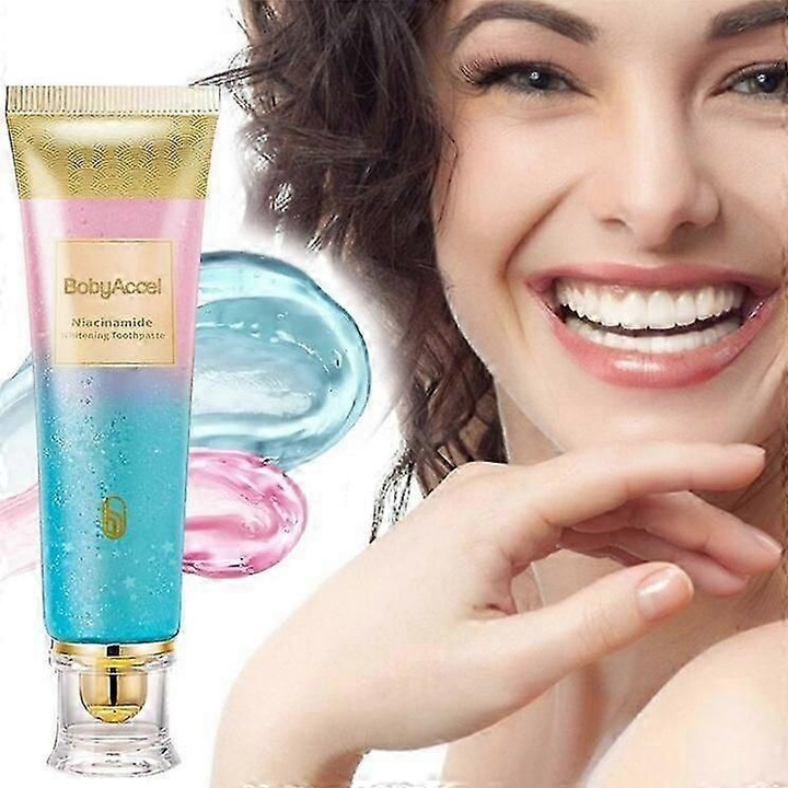 Bodyaccel fehérítő és folteltávolító fogkrém, niacinamid
