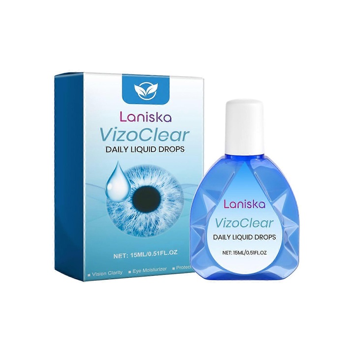 Picaturi pentru ochi, Laniska, 15ml, confort pentru ochi uscati, ambalaj mic