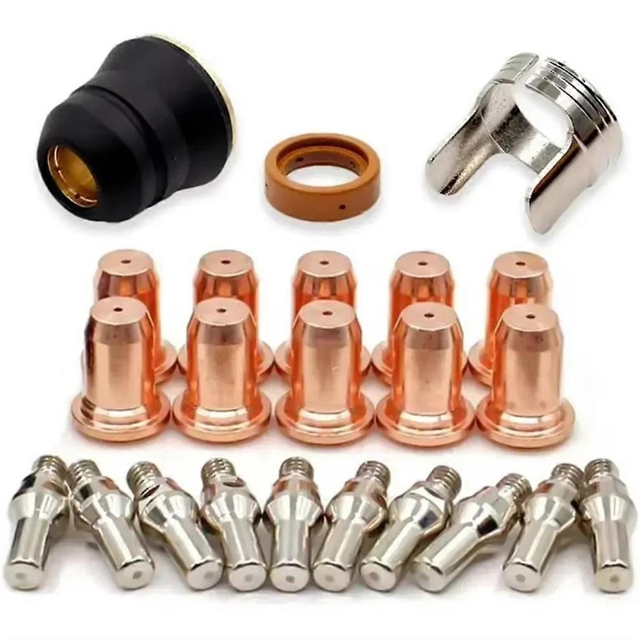 Set 23 piese duze pentru taiere cu plasma, 1.0mm, cupru, PT-60/IPT-40