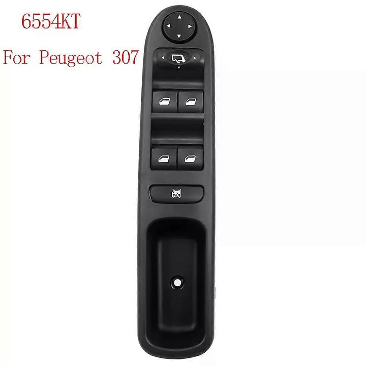Elektromos ablakemelő kapcsoló Peugeot 307 207 Citroen C3 Picasso fekete 9-13 tűs