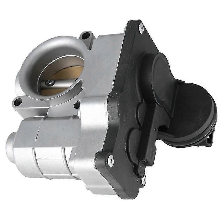 Fojtószelep, Nissan K12 Micra 2003-2010, mérete 16x13 cm, ezüst színű