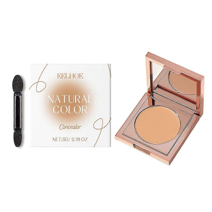 Corector pentru zona ochilor, EELHOE, set cu pensula, Waterproof, 5g