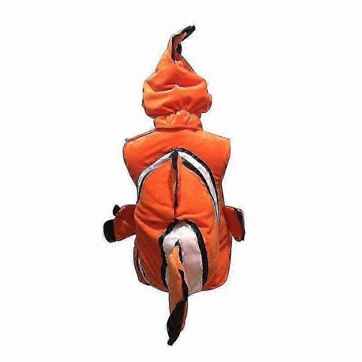 Costum Clownfish Finding Nemo, 90-110CM, rosu, jucarie de plus