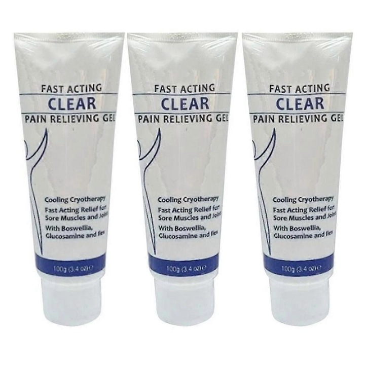 Hűsítő krém szett ízületi fájdalmakra, 3 darab, 100g