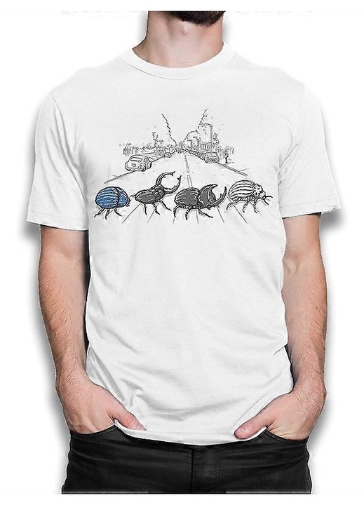 Férfi póló The Beatles, pamut, többszínű