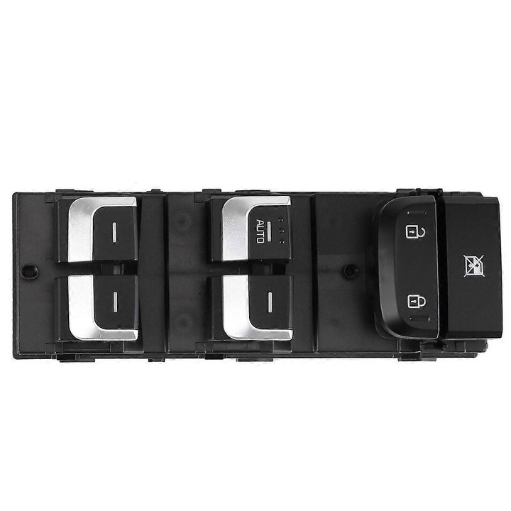 Ablakemelő gomb, bal, Kia Sportage 2017-2021, műanyag, fekete