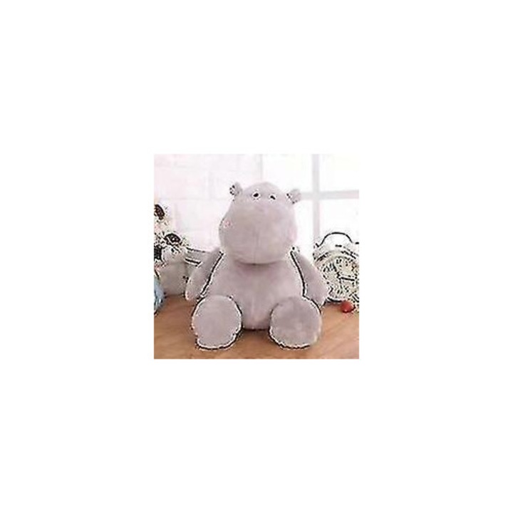 Jucarii de plus, 25cm 35cm, animale, caine, vulpe, hipopotam, set