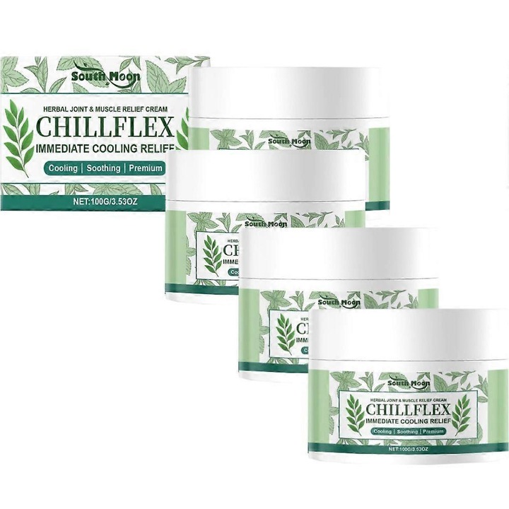 Crema de relief cu mentol Chillflex pentru disconfort articular si muscular