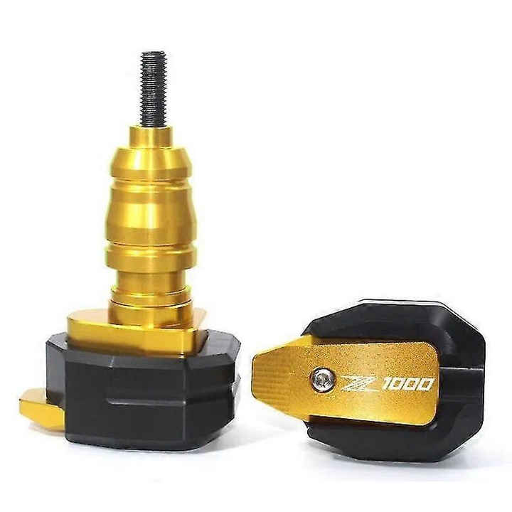 Protector cadru cadere CNC pentru motocicleta Kawasaki Z1000, aurie