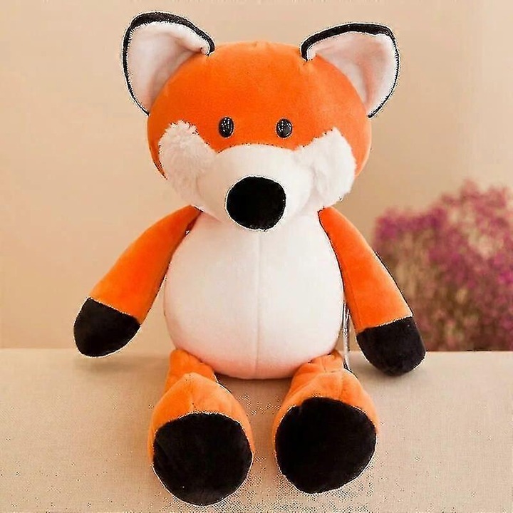 Jucarie de plus, 25cm, caine vulpe, pentru copii, set de jucarii