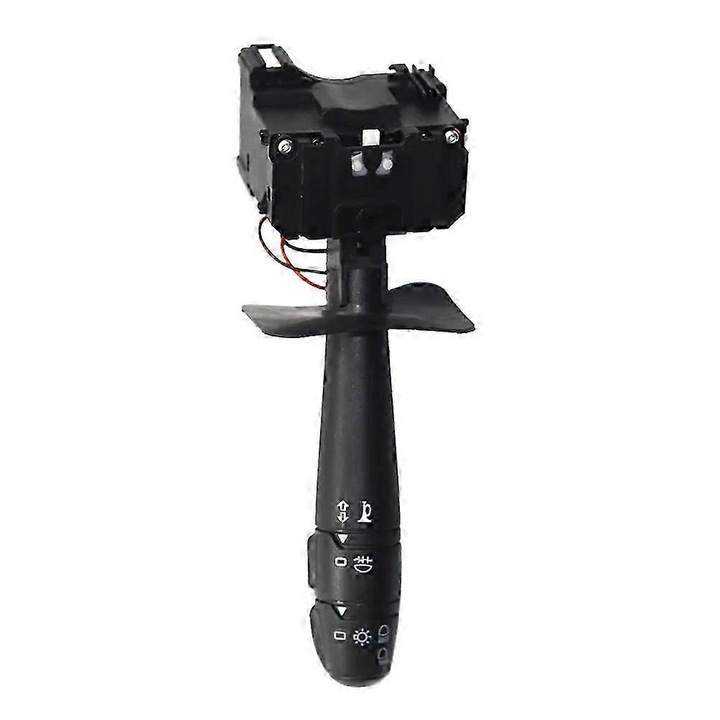 Autó irányjelző kapcsoló Renault Dacia Logan 2004-2019, Sandero 2008- és Duster 2010- modellekhez, fekete, 1 db.