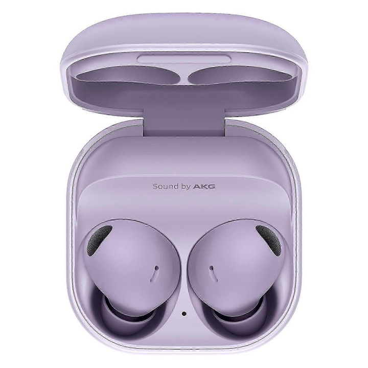 Casti Wireless Buds 2 Pro, Hi-Fi hangzás, aktív zajszűrés, vízálló, lila