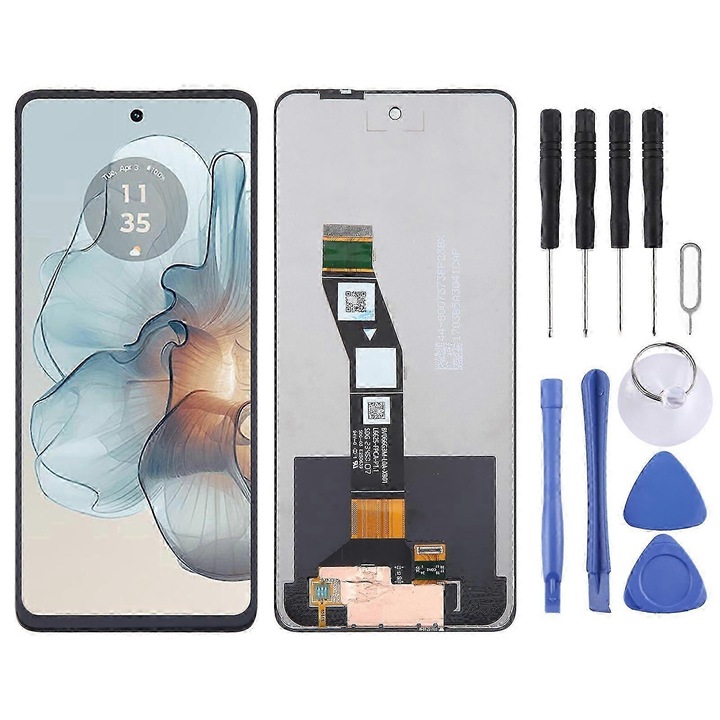 Ecran LCD cu digitizator pentru Motorola Moto G24 Power, set complet, 5.5 inch, negru