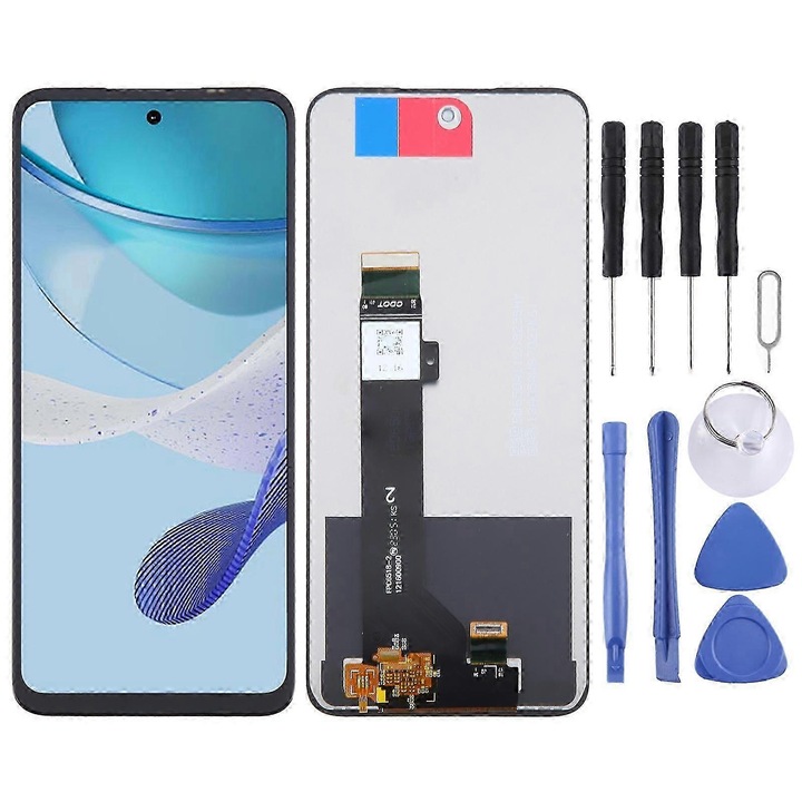 LCD екран с дигитайзер за Motorola Moto G 2023, пълен комплект, черен