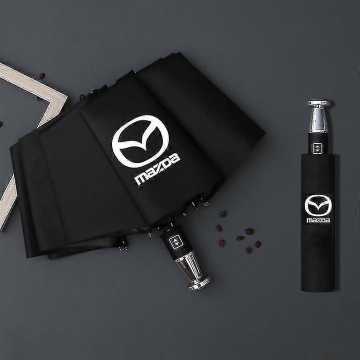 Мъжки чадър, черен, модел Mazda