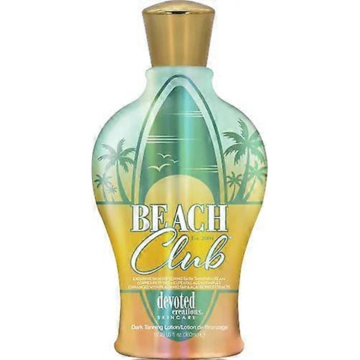Crema autobronzanta Devoted Creations Beach Club 360ml, hidratare, stralucire