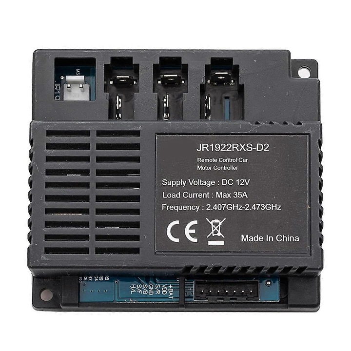 Controler electric pentru masinute de jucarie, JR1922RXS-D2, 12V, set cu telecomanda, culoare: conform imaginii