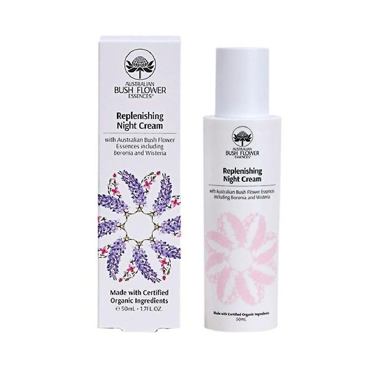 Crema de fata Replenishing, Australian Bush Flower Essences, 50ml, pentru toate tipurile de ten, organica