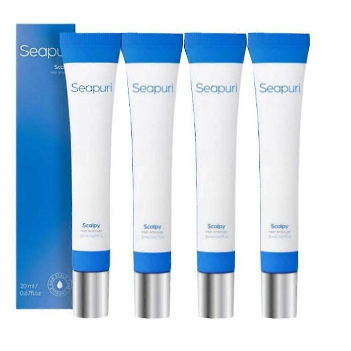 Hajápoló oldat, Seapuri, 20g, egyedi formula, természetes összetevők, 4 darabos szett