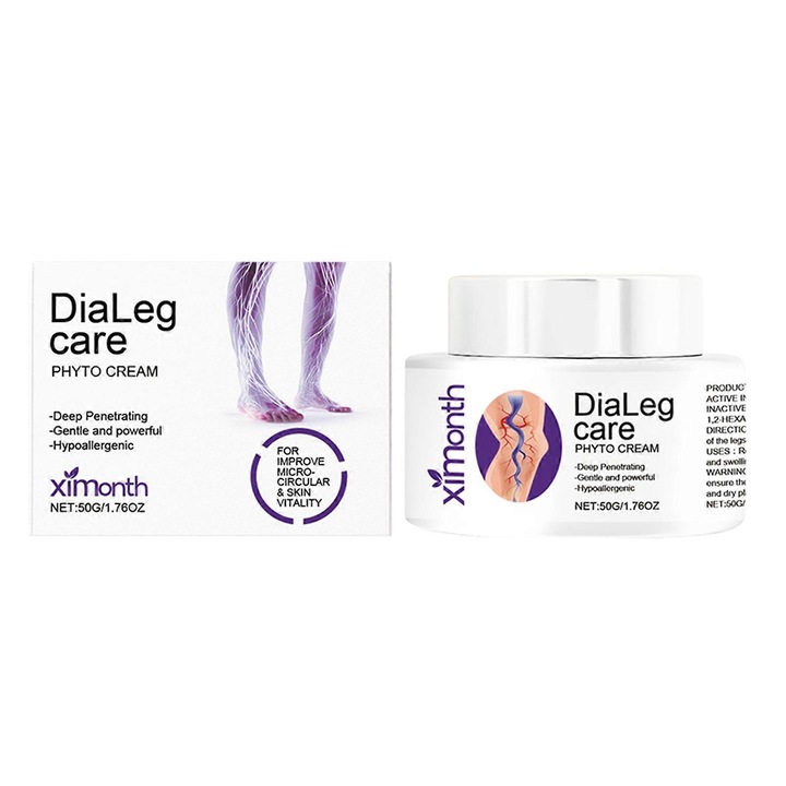 Crema pentru Ingrijirea Picioarelor DiaLeg, 50g