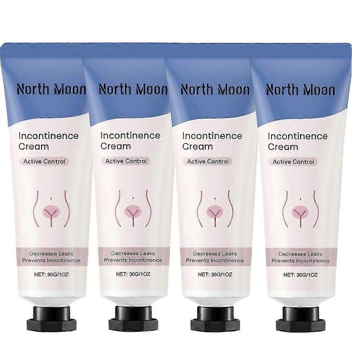 HOUKEA húgyúti ápoló krém, 30g, 4 darabos szett, speciális formula az intim kényelemért, nem zsíros