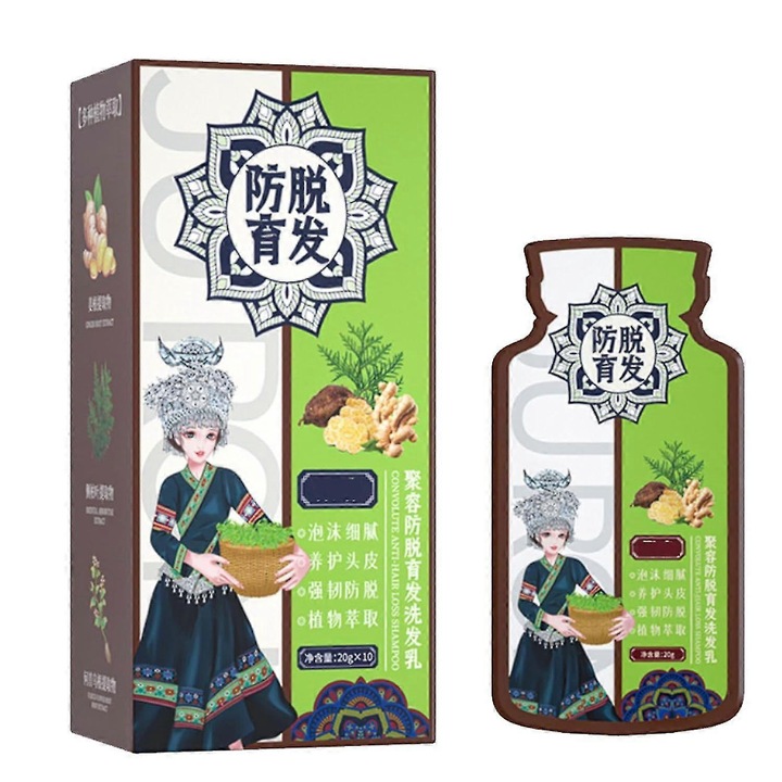 Sampon anti-cadere par cu extract de ghimbir, 200ml, pentru toate tipurile de par