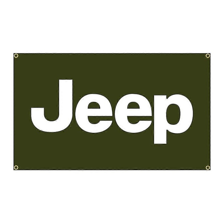 Декоративен флаг Jeep, 90x150см, полиестерен материал
