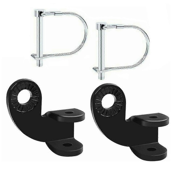 Cuplaj bicicleta set 2 piese, pentru remorca Qeridoo, otel, 7x3x3.5cm