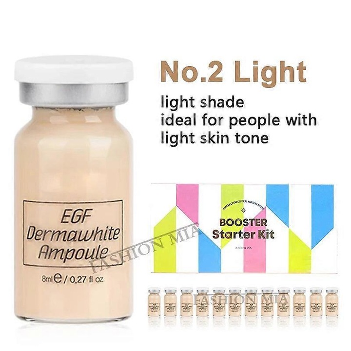 Fond de ten BB cream glow, 8ml, hidratant, anti-rid, pentru toate tipurile de ten, set 12 buc