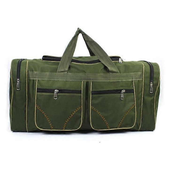 Utazótáska, 80l, vízálló, zöld, 73x28x35cm