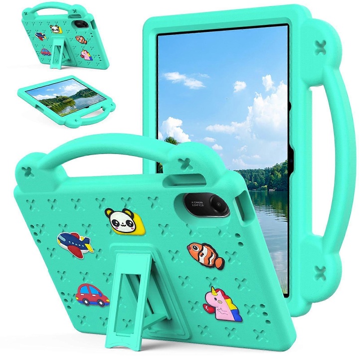 Gyerek tablet tok, EVA, ütésálló, állvánnyal, többszínű, Redmi Pad 2 11 2025-höz