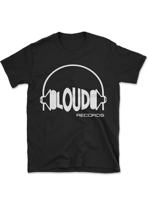 Férfi póló, organikus pamut, fehér/fekete