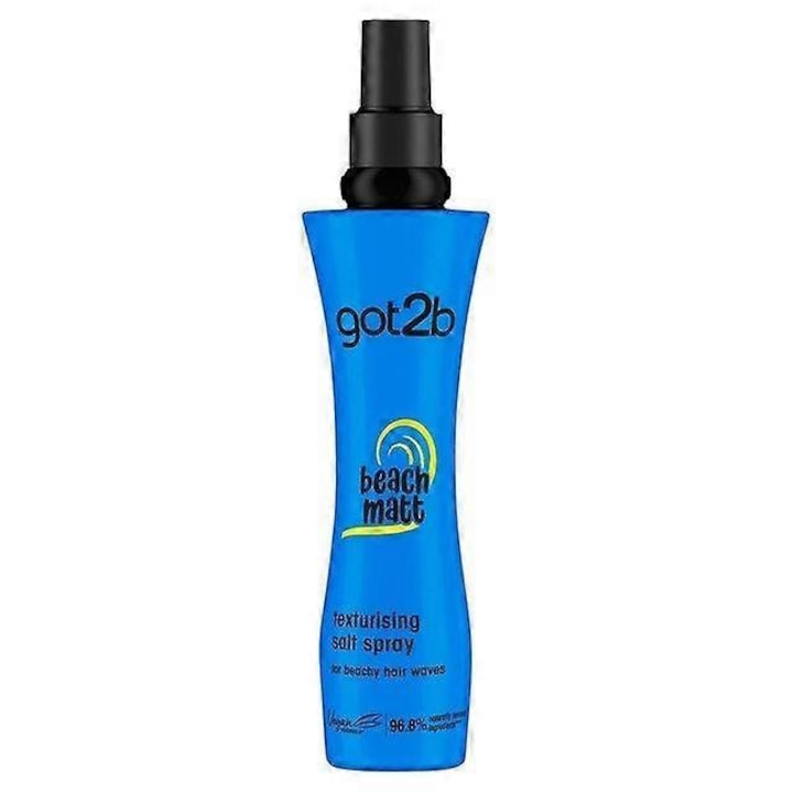 Fixativ si spuma de par Got2b Beach Matte Texturising Salt, 200ml
