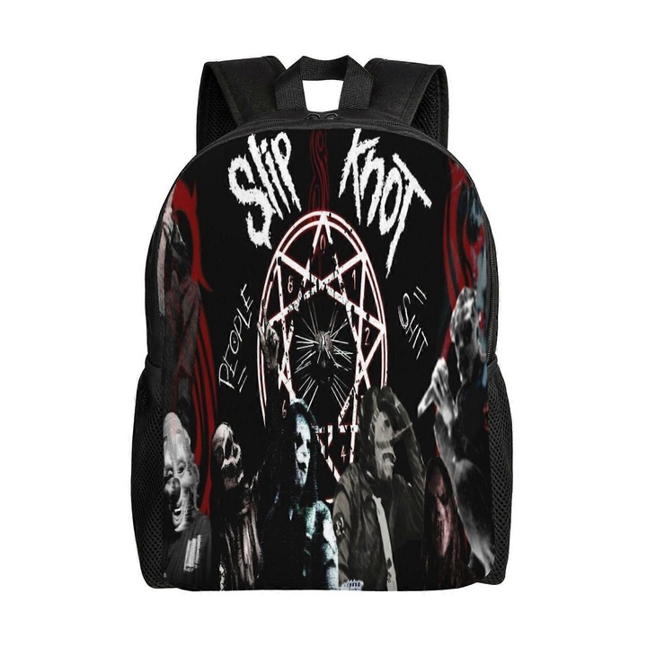 Rucsac pentru studenti, impermeabil, cu curea de umar ajustabila, capacitate mare, 15 inch, multicolor