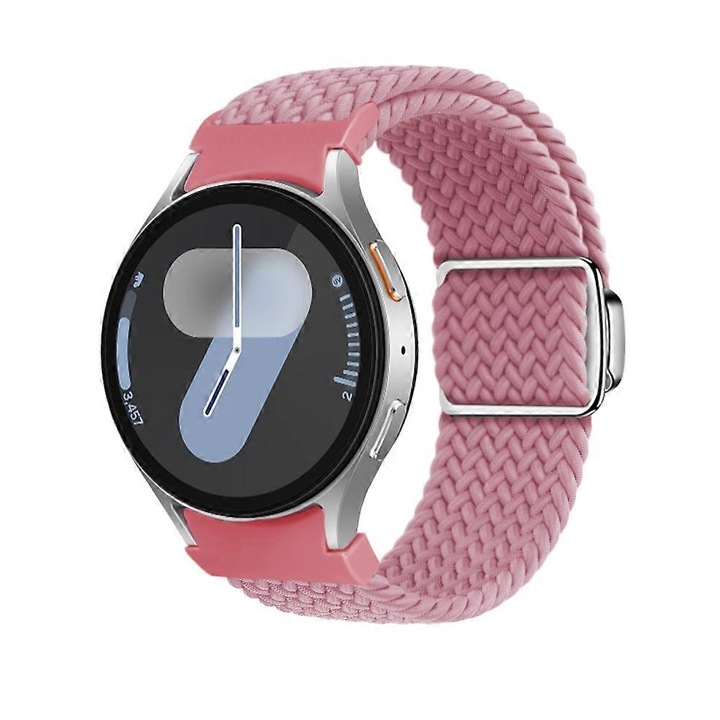 Bratara pentru ceas din nylon cu catarama magnetica, ajustabila, usor de curatat, multicolor